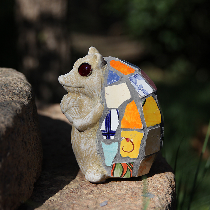 Rose Town Original Balcony Terrace Terrace Cartoon Small Animal Swing Piece Courtyard Garden Gardening Kindergarten Adornment