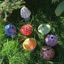 Rose town original outdoor courtyard garden decoration mushroom ornaments garden landscape cartoon small animal ornaments