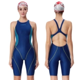 Доставка груди, Кожаная кожаная женская купальника, цветовые гонки, соединенные один -точка купальника 953