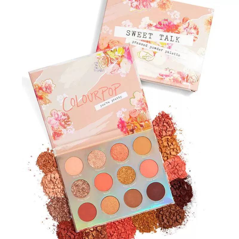 American spot Colourpop Limited Leopard Rose Rose California Plate Eye Shadow New Color