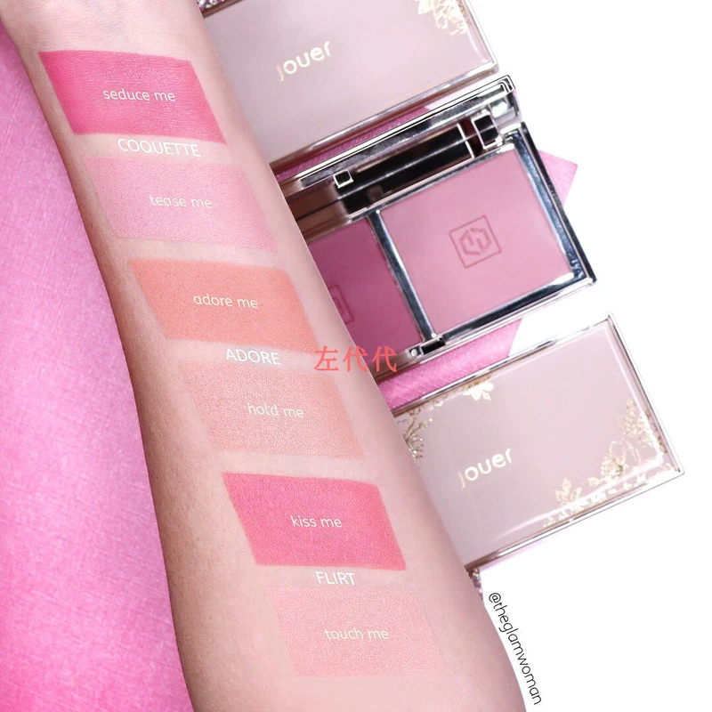 Cổ phiếu của Anh trong kho Sản phẩm mới Jouer má hồng hai màu má đĩa màu gradient độ bóng cao mờ Adore Flirt - Blush / Cochineal