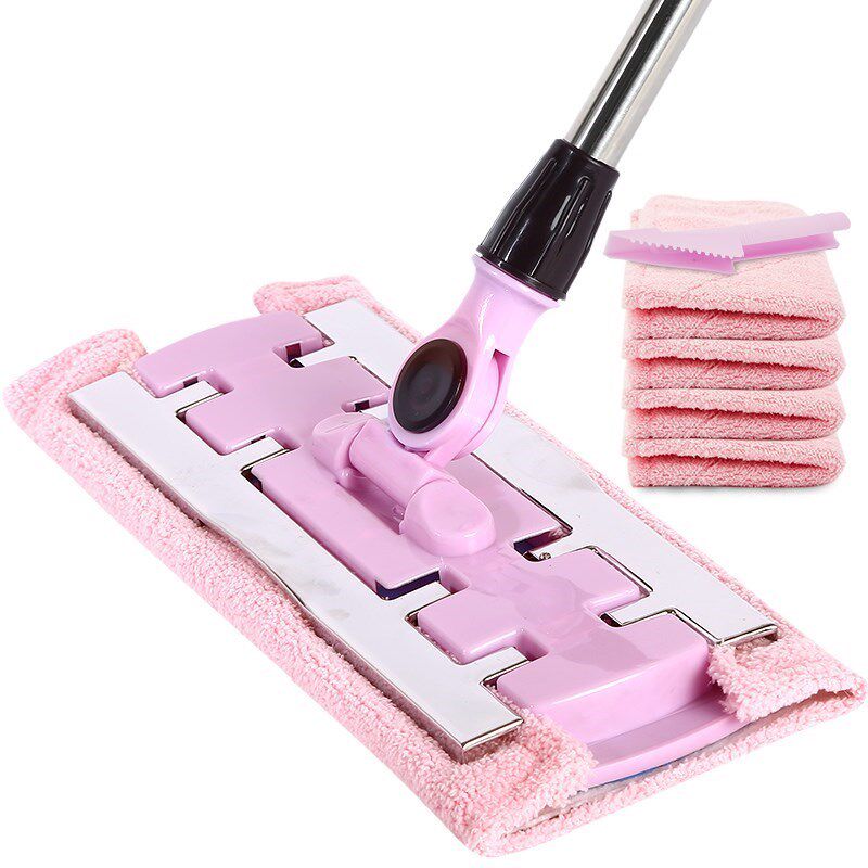 Small Number of clamps solid 36CM Dual-purpose mop washers Stainless Steel Plywood Household Flat mop Mopping automatic drag