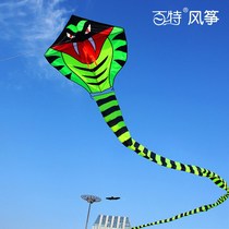 Weifang large adult faucet centipede kite 3d three-dimensional hand-painted handmade long string dragon kite customized