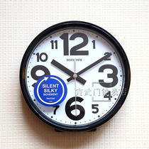 RHYTHM Japanese wall clock Desk clock Study bedroom office Silent dual-use CMG890