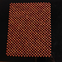 Natural Sibin Fugui Red Stone Comb Scraping Board Bianbian Stone Bead Hand-made Pillow Stone Health Pillow Memory Pillow