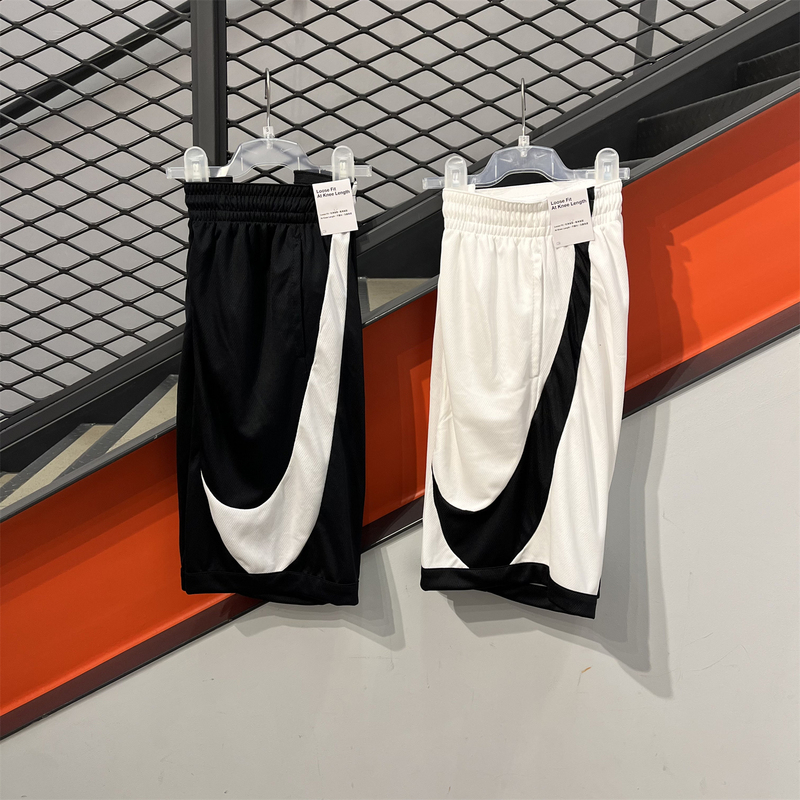 Authentic Nike Men's Large Hook Basketball Sports Loose-Fitting Breathable Shorts Dh6763-100 Authentic Nike Men's Large Hook Basketball Sports Loose-Fitting Breathable Shorts Dh6763-100