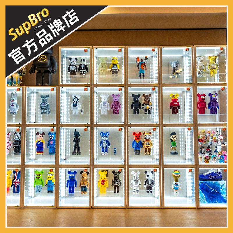 SupBro bubble mart large model display box popmart blind box acrylic dust-proof storage display stand