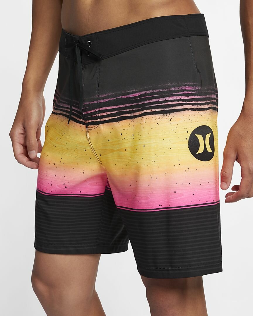 Hurley Beach Pants Surf Shorts Phantom Overspray 20quot Board Shorts