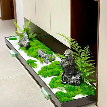 Silence zen new chinese moss creative customization Silence zen new chinese moss creative customization