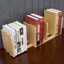 Bookshelf simple table students use stretch books to stand solid wood telescopic storage high school students' desk table shelf