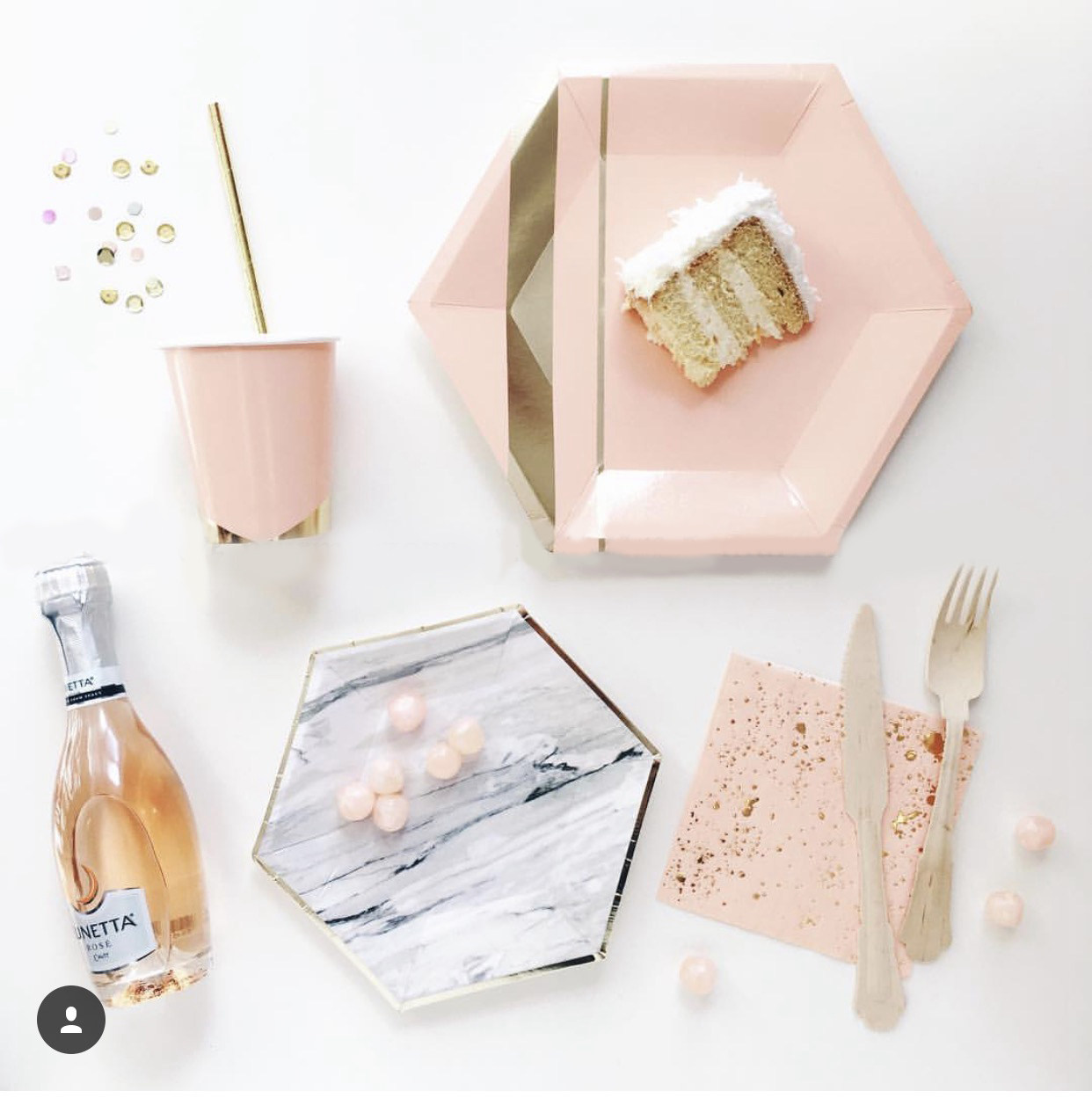 Party dessert plate plate ins Nordic photo props birthday party party plate dessert cake plate