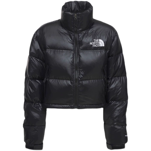 The north face, черный короткий пуховик
