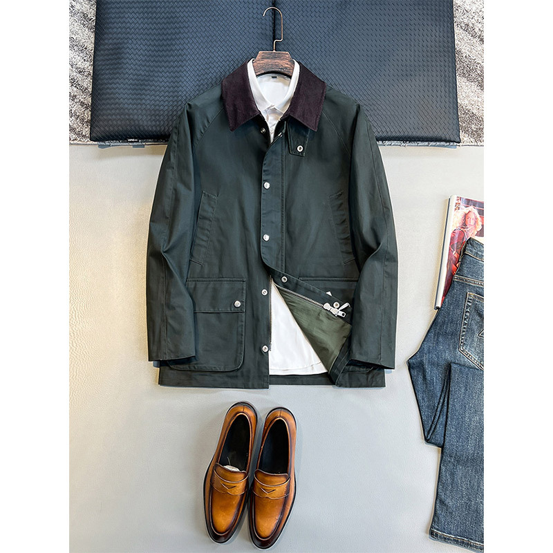 1W+ Hardcore Stylish Jacket on the Counter, Limited Edition Benefit, Men's Oil-Waxed Waterproof Breathable Jacket Coat
