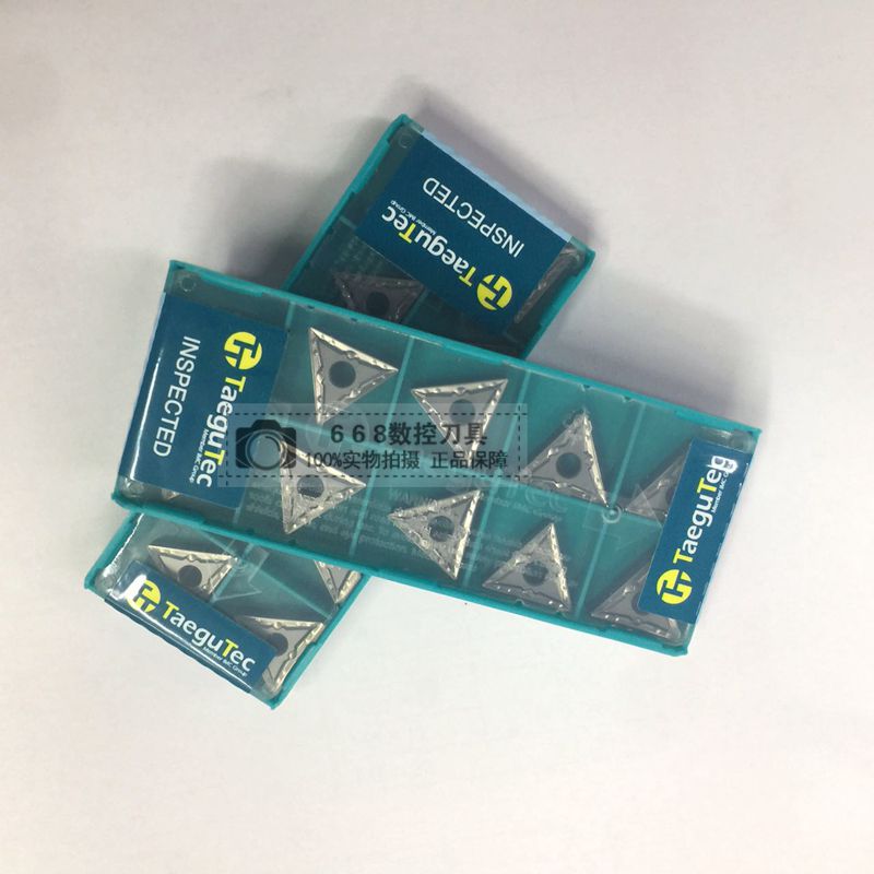 Taegutec Teguk triangle metal ceramic fine turning CNC blade TNMG160404-MT CT3000