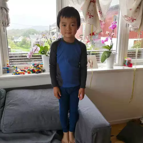 Шерстяная быстросохнущая спортивный бюстгальтер, детская синяя пижама, комбинезон, штаны