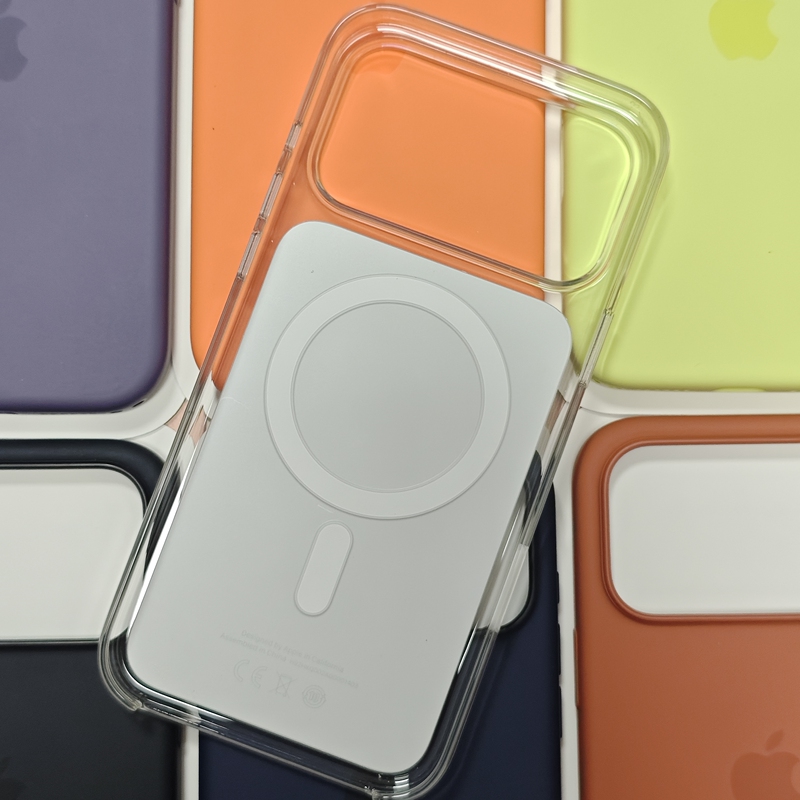 iPhone 17 Pro Official Website Original Magsafe Silicone Case Max Official Website Transparent Case Technology Fabric Magnetic Phone Protective Case Liquid Silicone Air Genuine Protective Official Case Protective Frame