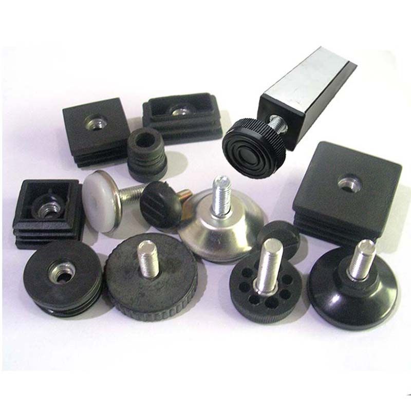 Adjustable foot cover steel pipe nut inner plug shelf heightening foot pad high cabinet foot cup leg computer chair caster non-slip