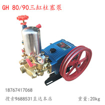 Type 80 90 three-cylinder plunger pump WX high-pressure remote pump GH sprayer ZB sprayer pressure water pump cleaning