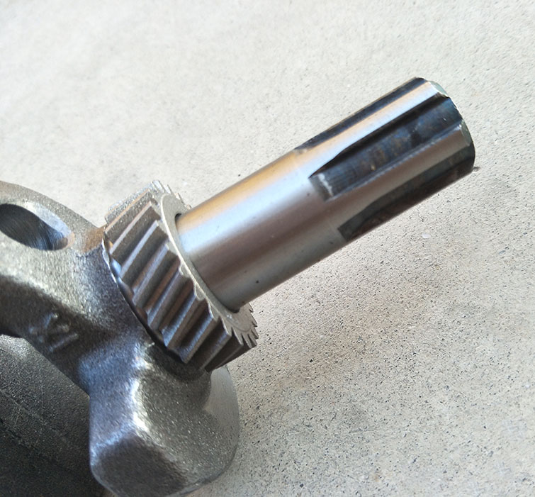 152 168 170F 177 188 190 flat key crankshaft gasoline engine spindle engine keyway pin output shaft