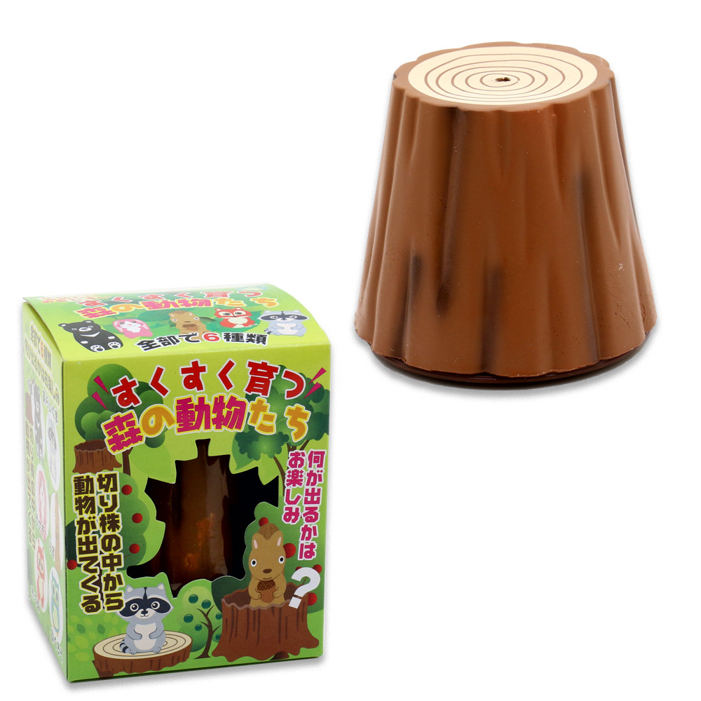 Japanese imported bubble water breaking shell hatching puffy bloating enlarged forest small animal model 6 animal stochastic hatching