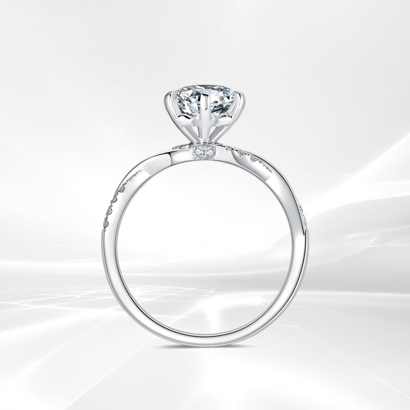 Кольцо Diamond Jia Six Claws платина 0.3 карата