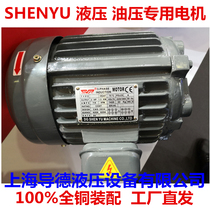 SHENYU hydraulic motor Hydraulic motor Oil pump motor Motor pump group 0 75 1 5 2 2kw