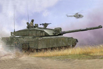 Fame Model Trumpeter Military Model 01522 British Challenger 2 main battle tank with fence