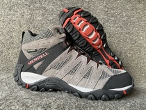 Size 43 sports shoe size genuine leather high-top hiking and mountaineering outdoor shoes waterproof wear-resistant and non-slip