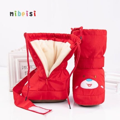 上万妈妈种草 婴儿棉鞋高帮软底学步鞋