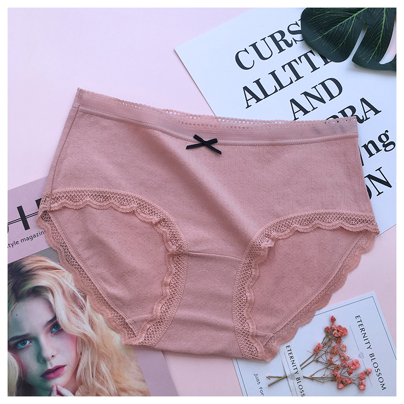 Guffi 6037 Ms. Modale lace middle waist soft underwear woman thin trace sexy triangles