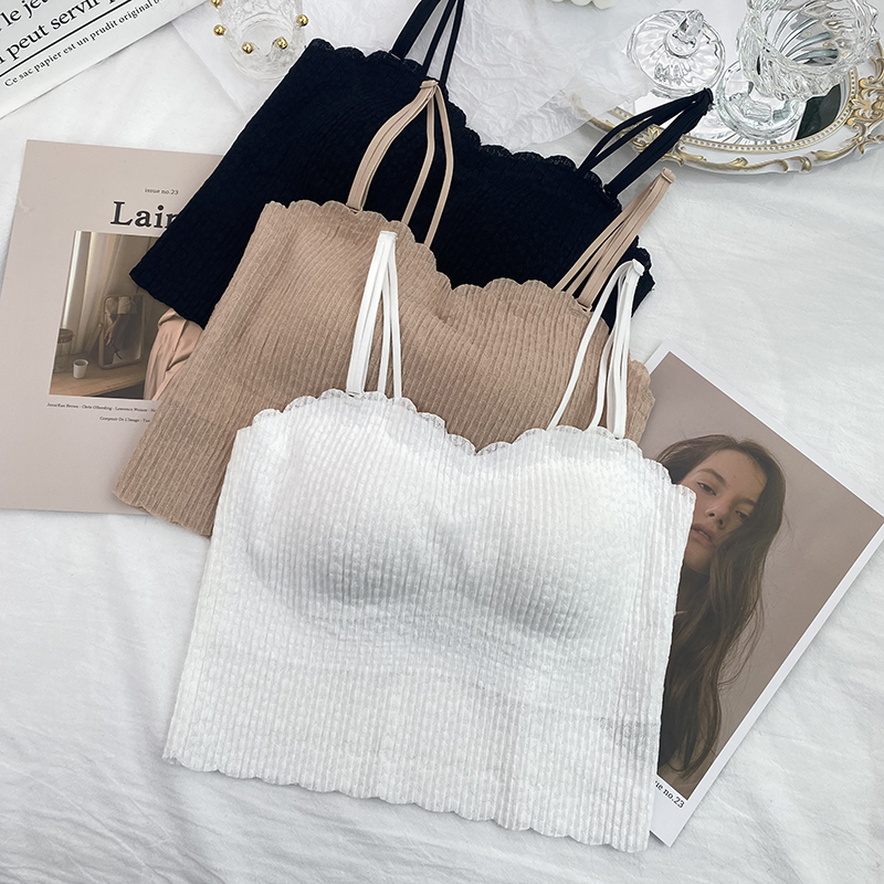 Exploits 46903 beauty back underwear female inner hitch outside wearing harness latex cushion beat bottom wrap chest white mesh red vest woman