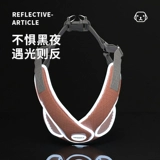 Дроящая веревочная грудь и спина среднего размера маленькая маленькая собачья светящаяся жилет