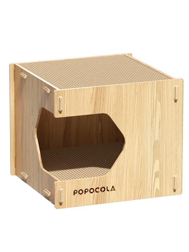 Попо кот захватывает кошачье гнездо встроенное двойное гофрированное бумажное домик не изнашивается, устойчивый