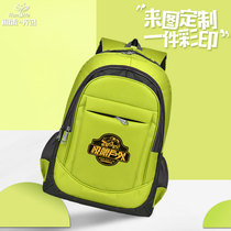 Customized schoolbag printing logo Runhe primary and secondary school student training course advertising shoulder schoolbag customized printing custom schoolbag