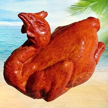 Simulation roasted chicken model white cut chicken salt baked chicken props soy sauce chicken grilled whole chicken decoration decoration PU material environmental protection