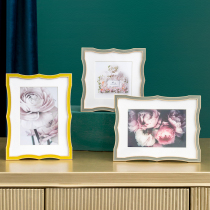  Harvest cottage light luxury European style creative bedroom table metal photo frame 4 inch 6 inch model room combination decorative ornaments