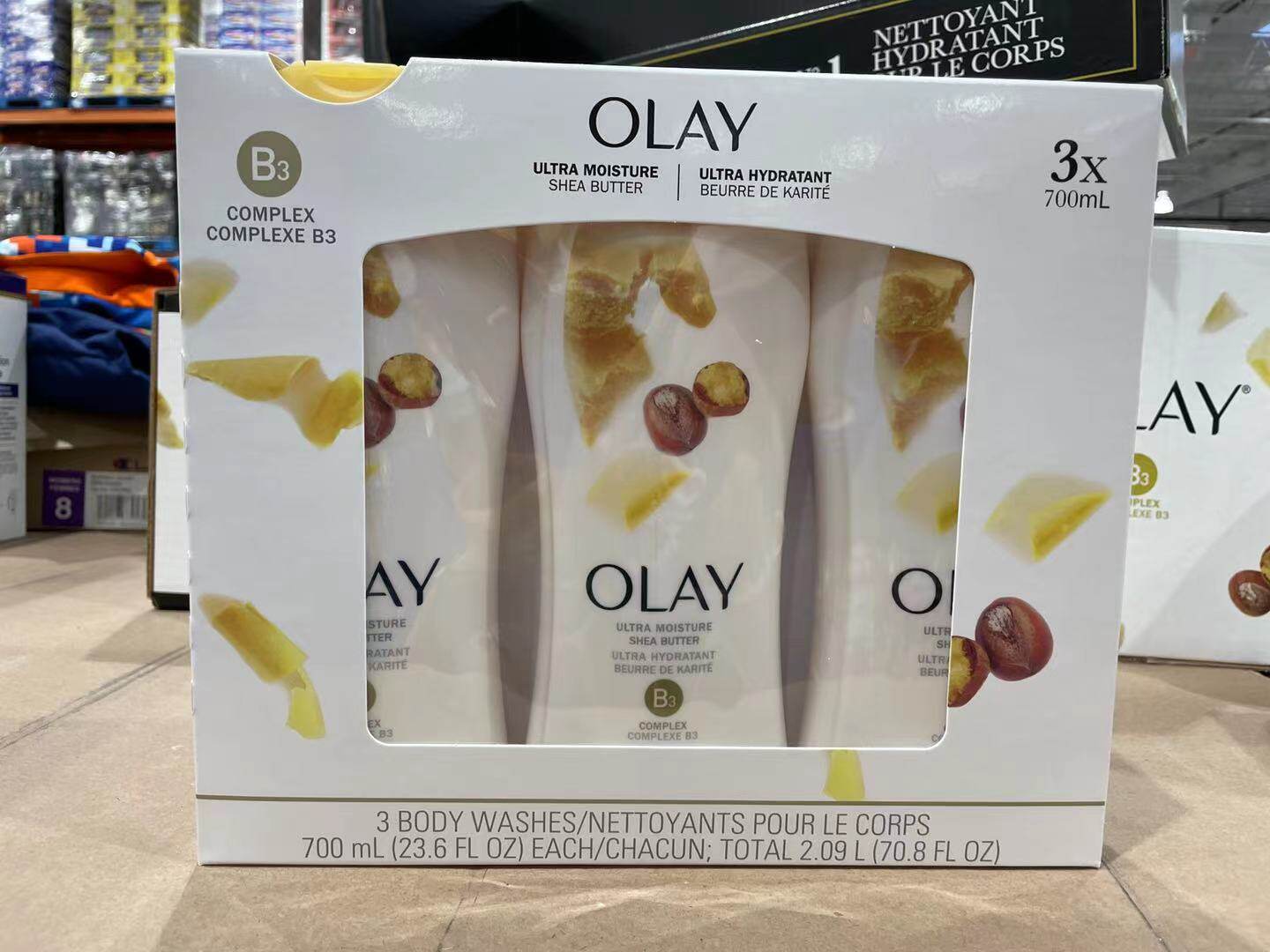 Canada's jade Oil Olay Ultra Moisture body wash with bath lotion 700ml