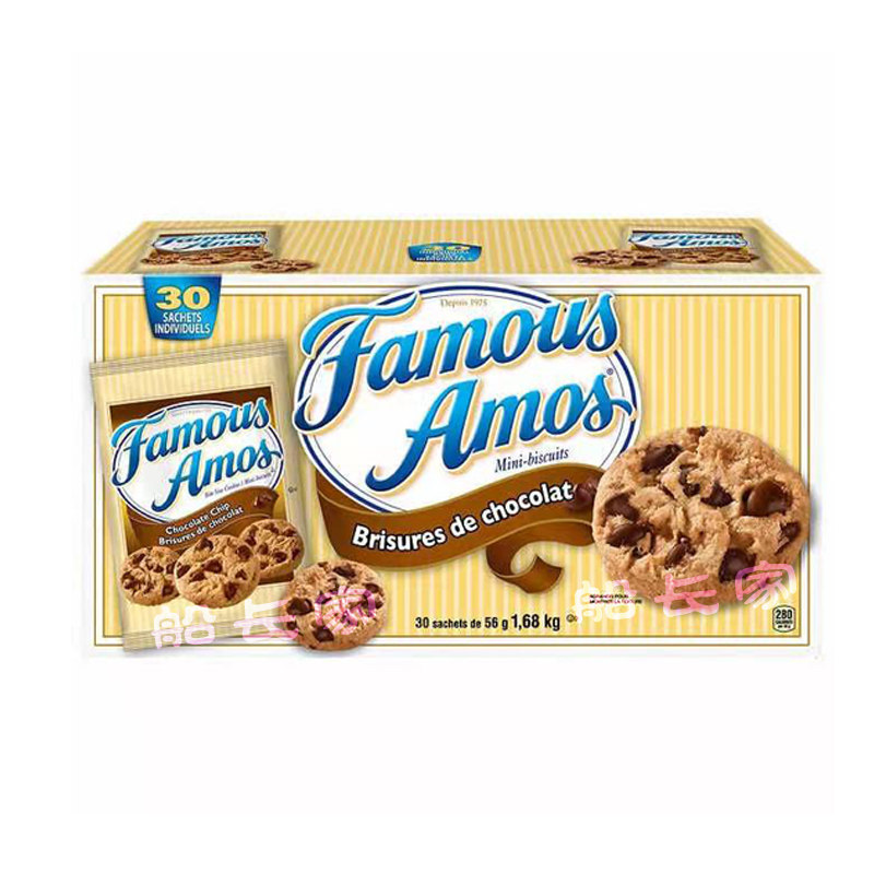 Canada Famous Amos Amos Classic Chocolate Chip Cookies 30 bags 1680g