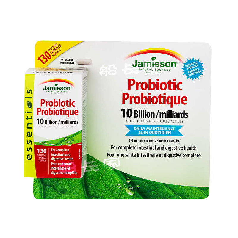Canada Jamieson bodybuilding 3-year-old children and adults 10 billion active probiotics 130 grains