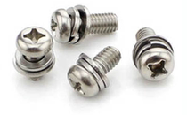 Meta machine 4MM304 stainless steel cross pan head three combination screw round head three combination M4 * 6 8 10-50 60
