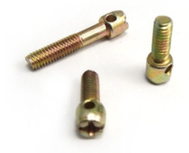 Color galvanized lead seal screw meter screw seal screw with hole cross seal screw bolt M4*8 10~25