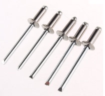 4 8mm 304 stainless steel semi-steel open flat round head blind rivet pull nail decoration nail M4 8*6~25