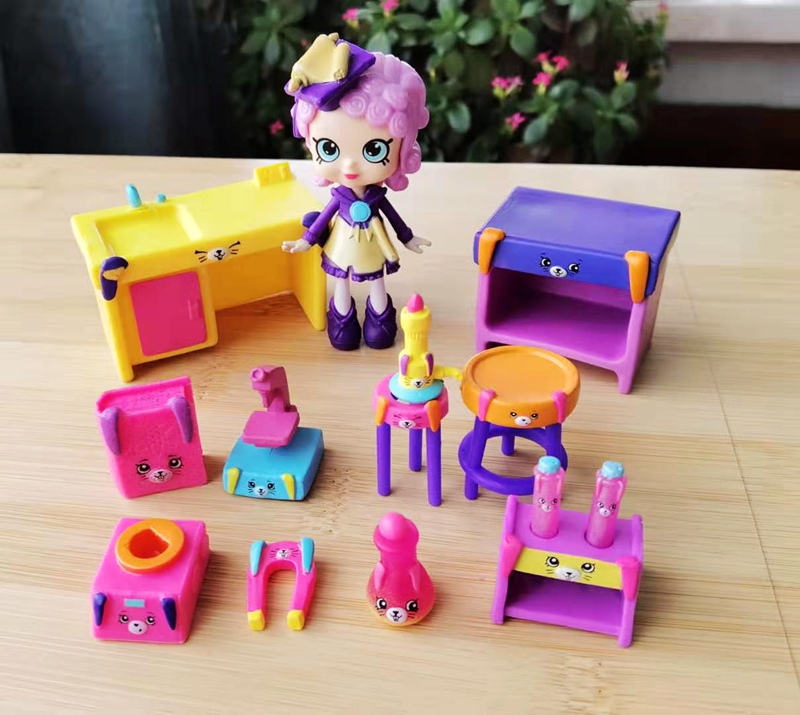 15#Clearance lovely spirit doll Pets furniture scene Ornaments Play the family Toys buy Five give One