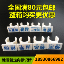 Ground Warm Identification Card Piping Towards Signage Diversity Sprinkler Coil Mark 16 20 Geothermal mount ID BUCKLE
