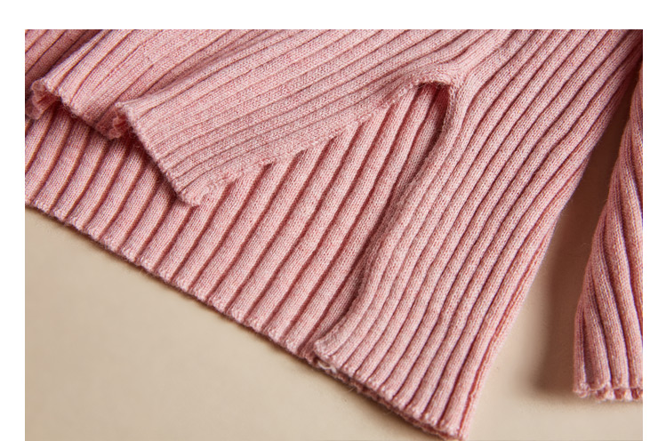 Lụa cashmere pha trộn cổ tròn chạm đáy áo sơ mi lụa đan áo thun mỏng phần cao co giãn hố áo len nữ áo thun form rộng