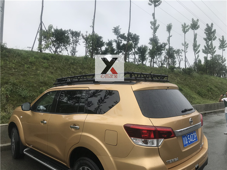 Nissan Nissan Tuda hoàn toàn mới bằng thép không gỉ giá đỡ hành lý mái giá hộp hành lý cách thép không gỉ đặc biệt - Roof Rack cốp nóc ô tô