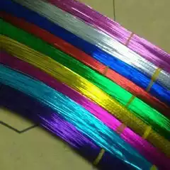 26#Beaded color fine iron wire DIY material Bridal headdress Beaded color iron wire diameter 0 5mm