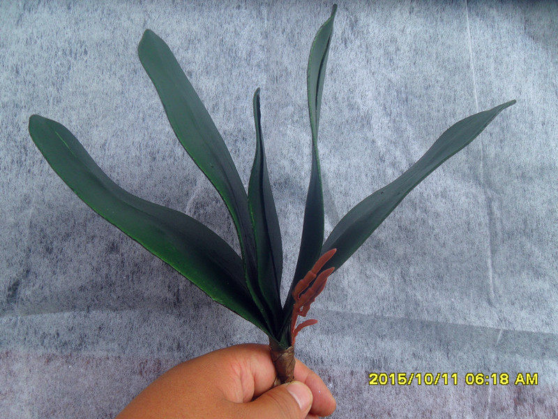 Simulation Butterfly Lan Leaf Wind Shin Imitation Butterfly Lanflower Leaf East Fence Flower Silk Stockings Material Wholesale