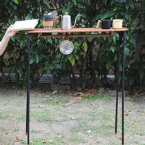 Spot Taiwan BLACK DESIGN autumn hanging high feet small table board outdoor camping outdoor table