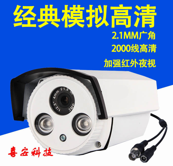 2 1MM Wide Angle Surveillance Photographic Lens Night Vision Infrared Analog Old camera 90-degree wide-angle HD CVBS